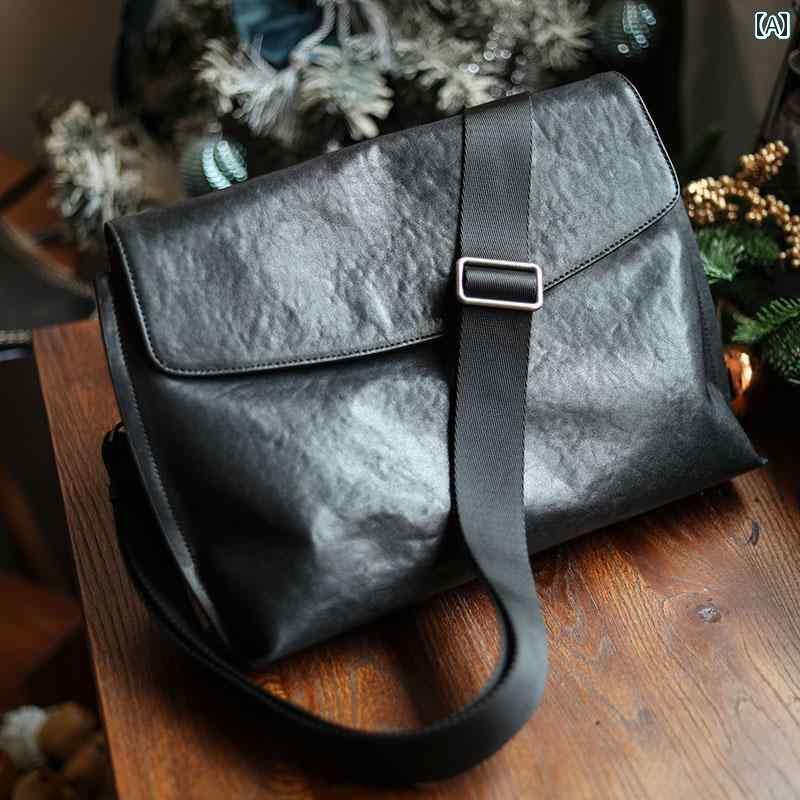 便利 カバン リュック 革 メンズ大容量 ビジネス クラッチバッグ 通勤 A 4 ファイル ブリーフケース ソ..