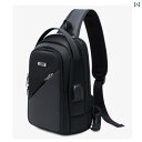 ショルダーバッグ ショルダー ビジネスバッグ リュック 斜め掛け の メンズ チェスト バッグ ビジネス 通勤 クロス ボディ 小型 バック パック 多機能大容...