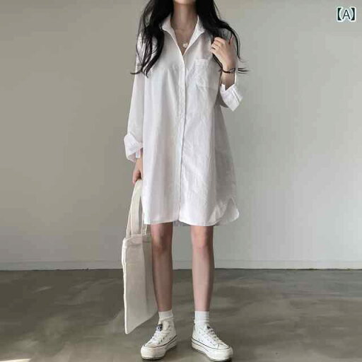 シャツ シャツワンピ レース 韓国 ビッグサイズ 大きいサイズ ドルマン ロングシャツ レディース フレンチ ミドル 丈 シャツ ドレス 春夏向け 韓国 シック ゆったり シャツ シャツワンピ レース 韓国 ビッグサイズ 大きいサイズ ドルマン ロングシャツ レディース フレンチ ミドル 丈 シャツ ドレス 春夏向け 韓国 シック ゆったり