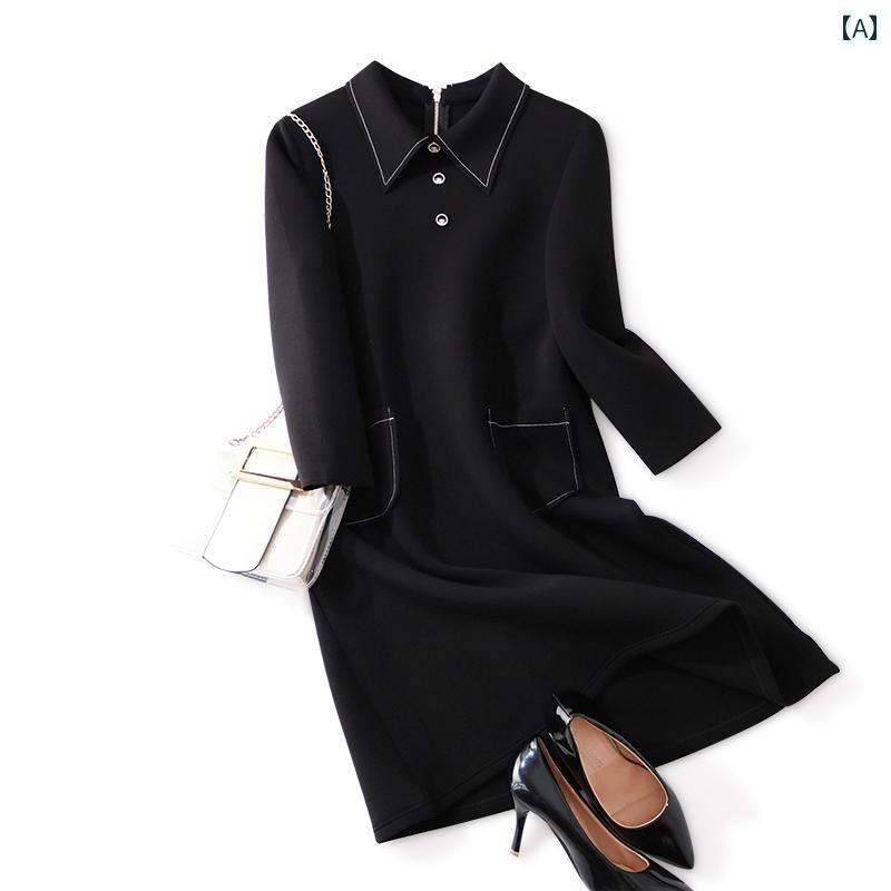 ワンピース シャツワンピ ロング マキシ マキシワンピース ワンピース シャツワンピ ロング マキシ マキシワンピース スリム 露出 ライン ドール カラー ウエスト aライン ドレス 小さい スタイル ボトム ショート スカート 春 レディー