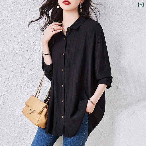 シャツ シャツワンピ レース 韓国 ビッグサイズ 大きいサイズ ドルマン ロングシャツ 女性用 ミドル 丈 シャツ 2024年初 春秋 秋 スタイル 洋風 トップス 小さい 長袖 シャツ シャツワンピ レース 韓国 ビッグサイズ 大きいサイズ ドルマン ロングシャツ 女性用 ミドル 丈 シャツ 2024年初 春秋 秋 スタイル 洋風 トップス 小さい 長袖