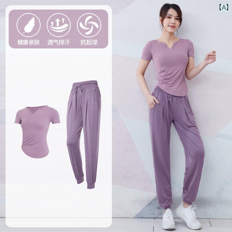 ヨガウェア トップス レディース 女性用 フィットネスウェア 春夏 ファッション ランニング トレーニング 通気性 スポーツウェア 高級 プロ ヨガ スーツ