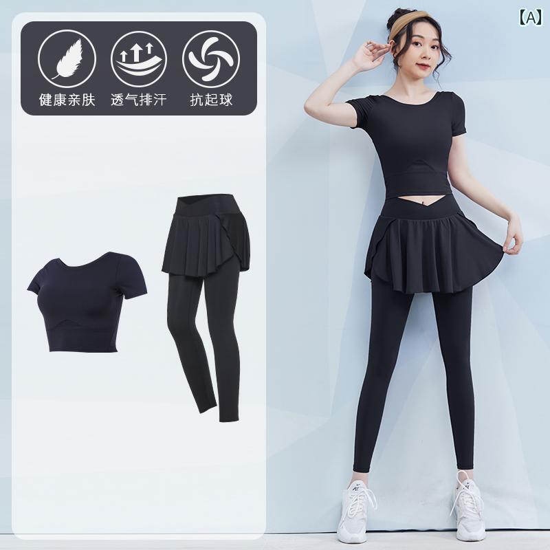 ヨガウェア トップス レディース 春夏の 女性用 フィットネス スーツ スタイル スリムフィット 通気性 ランニング スポーツ 半袖 トレーニング ヨガ 服