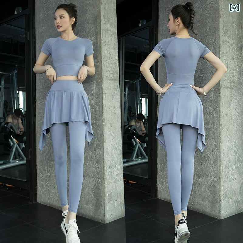 ヨガウェア トップス レディース 春の レディース 胸 パッド 付き ヨガ スーツ 高級 速乾 服 プロの ジムの 朝の ジョギング ピラティス スポーツウェア