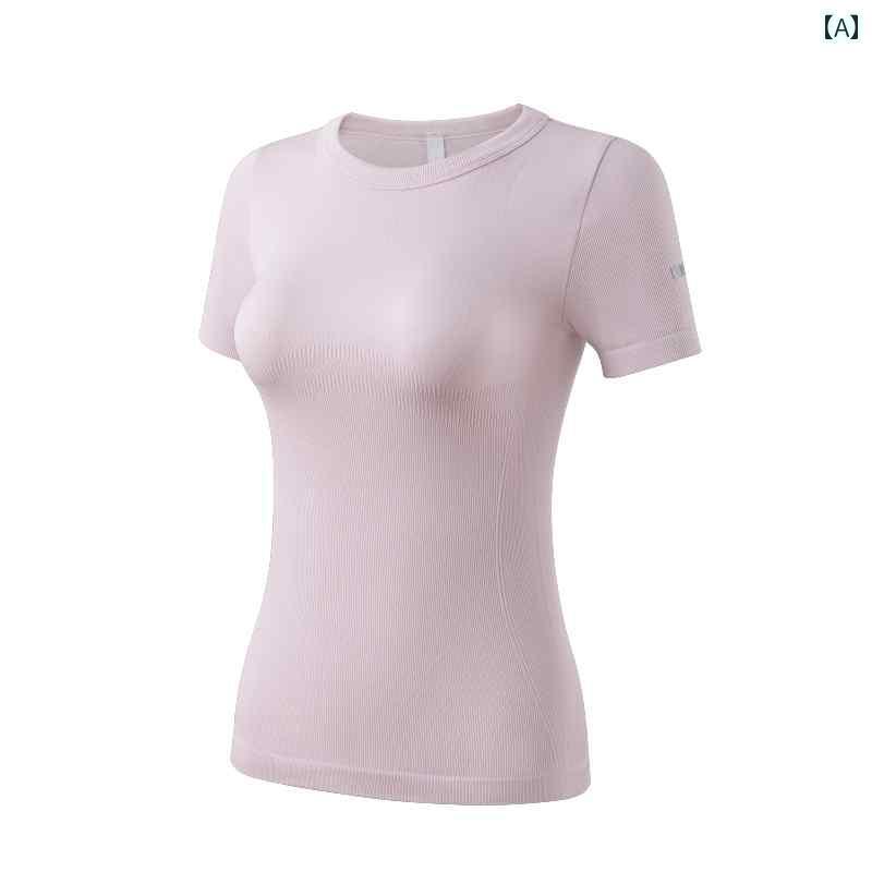 ヨガウェア ヨガパンツ ヨガ ウェイトリフティング フェアリー 速乾 ラウンドネック スポーツ トップス レディース アドバンス フィットネス 半袖 プロ ランニング トレーニング ヨガ ウェア Tシャツ