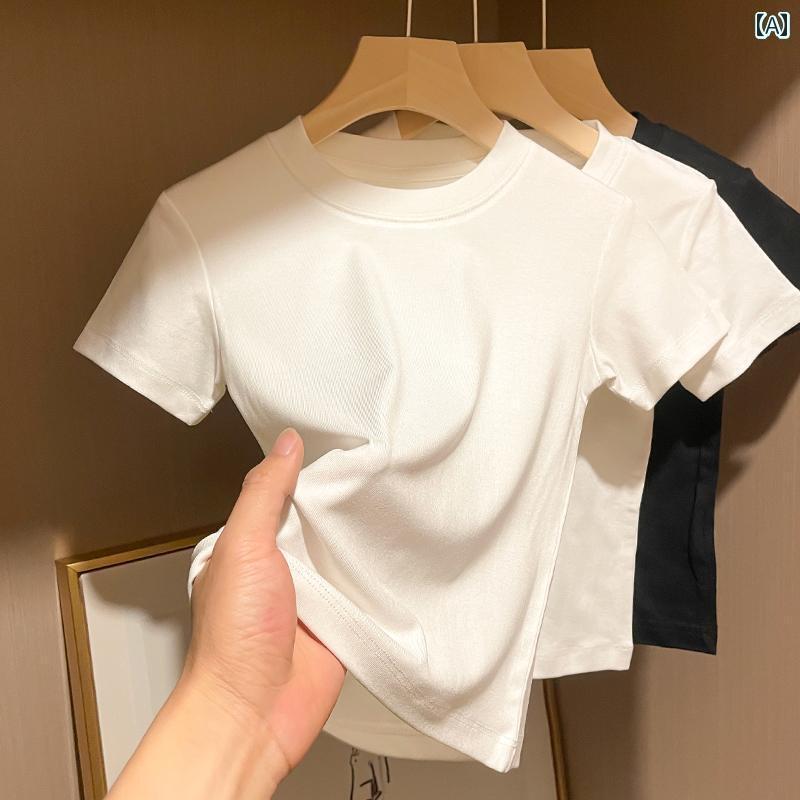 Tシャツ キッズ 半袖 子供用 無地 夏 半袖 Tシャツ 男の子と 女の子用 制服 親子 衣装 シンプル トップ..