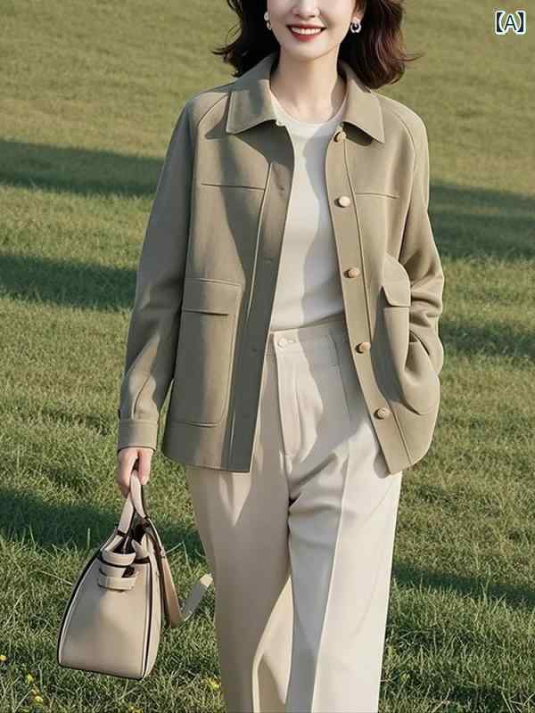 アウター ジャケット ショート丈 スプリングコート テロンチ ファッション 高級 感 格好良い ユニークな の で 快適 ジャケット