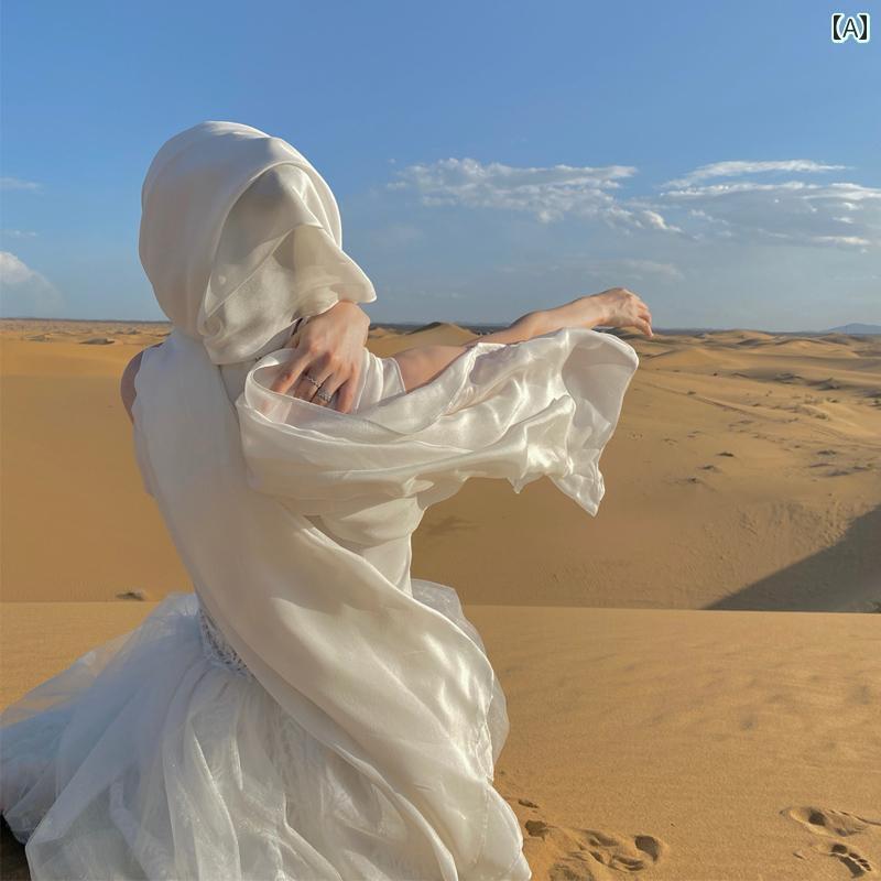 バンダナ おしゃれ レディース エジプト 中東 海岸 観光 コットン＆ リネン 大判 スカーフ レディース ..