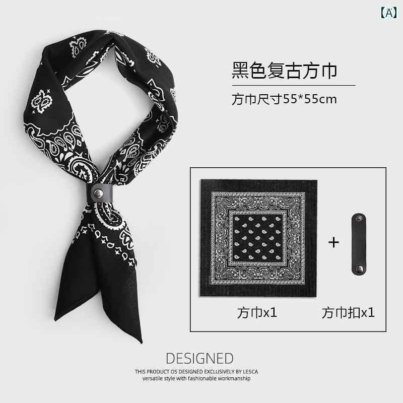 バンダナ おしゃれ レディース ヒップ ホップ カシュー フラワースク エア スカーフ レディース バン ..