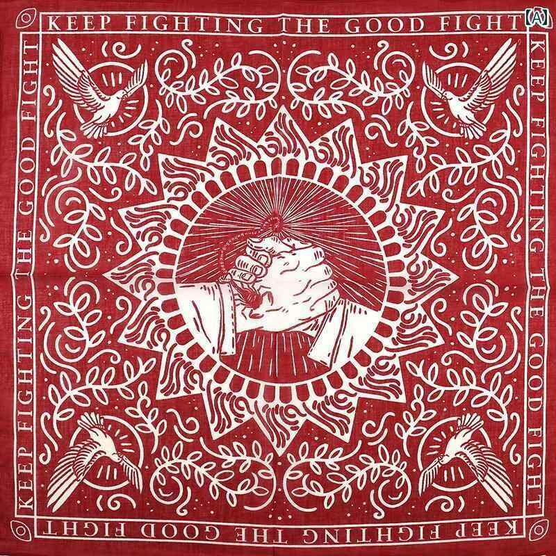 バンダナ おしゃれ レディース バン ダナ アメリカン レトロ 赤の 広場 スカーフ アミ カーキ メンズ ..