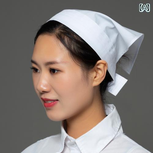 バンダナ おしゃれ レディース ウェイター 作業 スカーフ 食堂 キッチン 三角 女性 鍋 レストラン 油煙..