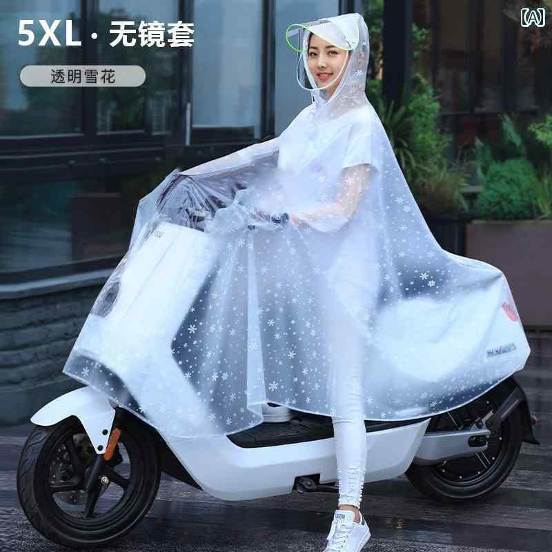 レインウェア レインコート カッパ レインコート 電動 バイク ダブル メンズ シングル レディース バッテリー カー 専用 全身 防 雨 レインケープ