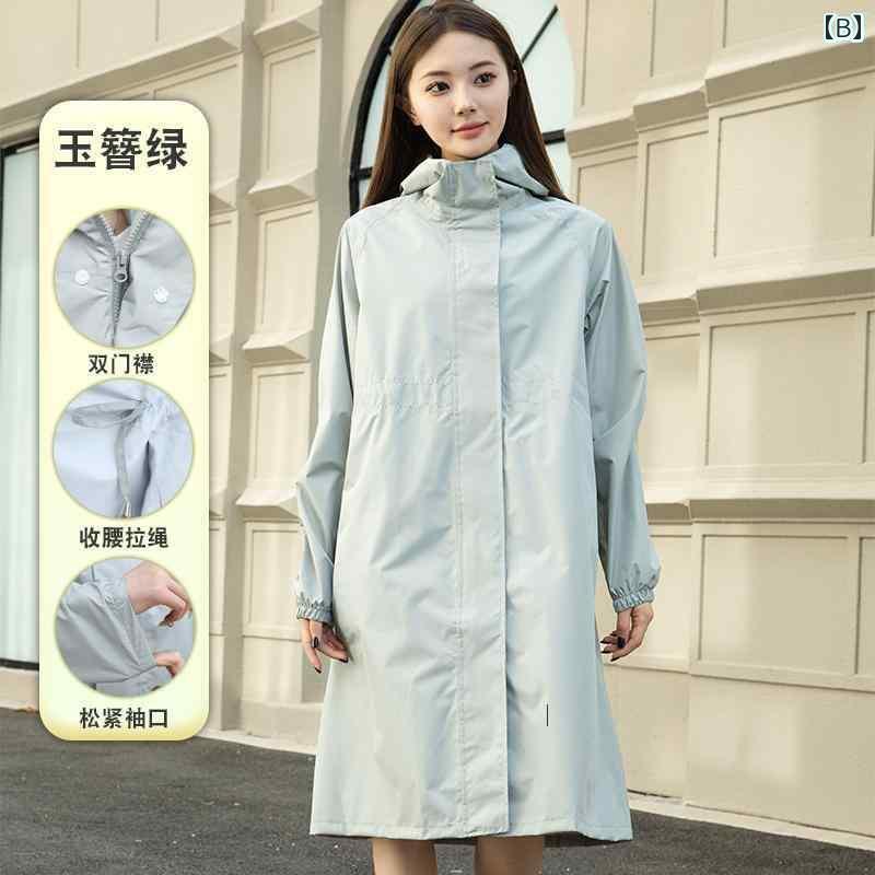 レインウェア レインコート カッパ 雨 風 対策 大人用 レインコート 男女兼用 ジャケット おしゃれ ハイキング用 ロング ジッパー 防水 ウィンドブレーカー 全身 アウトドア 潮風