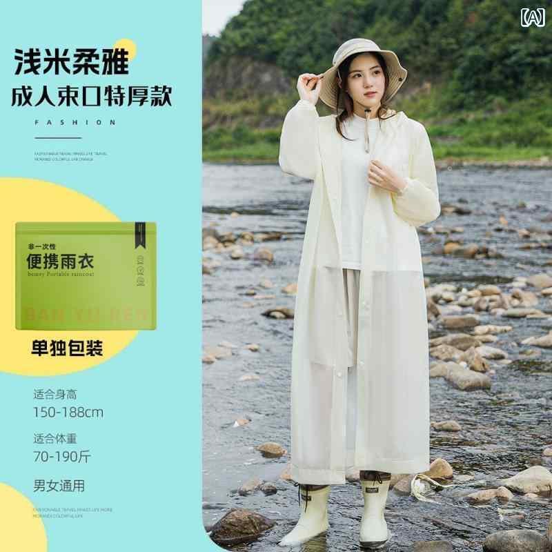 レインウェア レインコート カッパ 大人用 使い捨て レインコート ポータブル アウトドア クライミング ロング フルボディ 防水 子供用 厚手