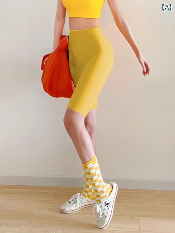 ヨガパンツ ヨガウェア パンツ ヨガ パンツ レディース 2025新 ヌード ハイウエスト ヒップ タイト サイクリング ランニングウェア 5点 式 フィットネス 夏