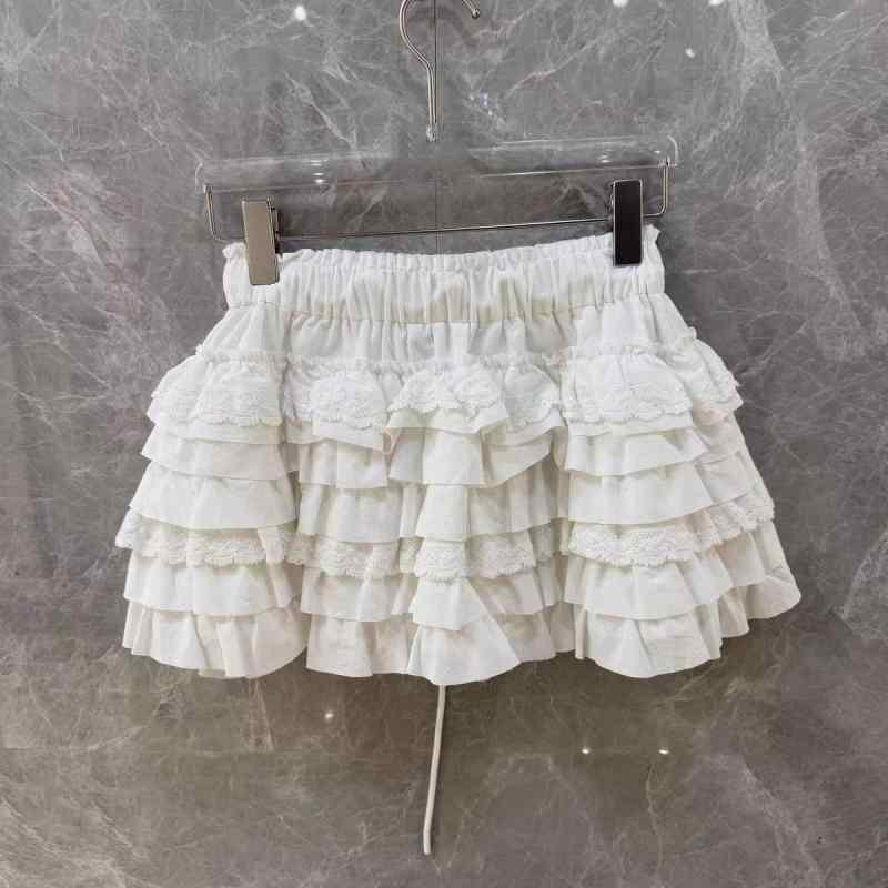 レディース スカート 夏 きれいめ 2025年 フレンチ レトロ 蓮の葉 ケーキ レイ ヤード ガール 遊び心の ある 年齢を 減らす な スタイル ふくらんだ スカートの 女性