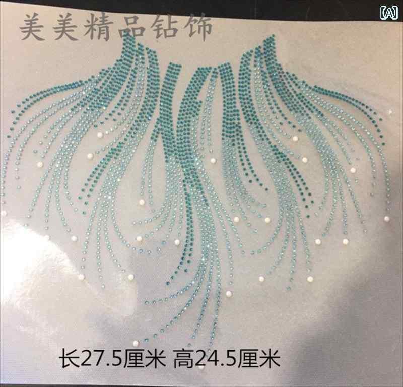 DIY 飾り リメイク タッセル ラインストーン 生地 ダンス 衣装 ルース ビーズ真 色 DIY ジュエリーアク..