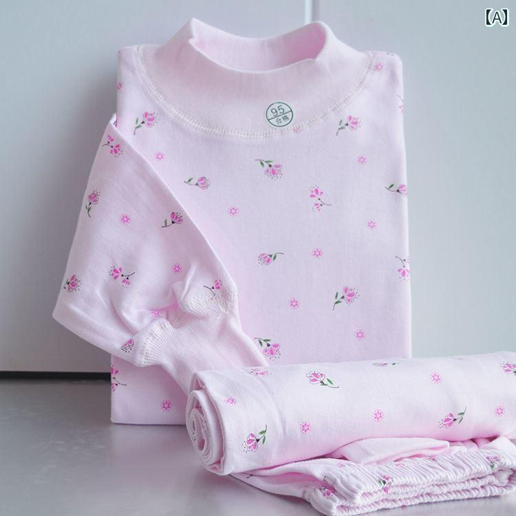 レディース トップス シンプル 女性用 コットン 下着 セット 秋冬向け 綿 暖かい 秋服と 秋 ズボン コットンセーターと