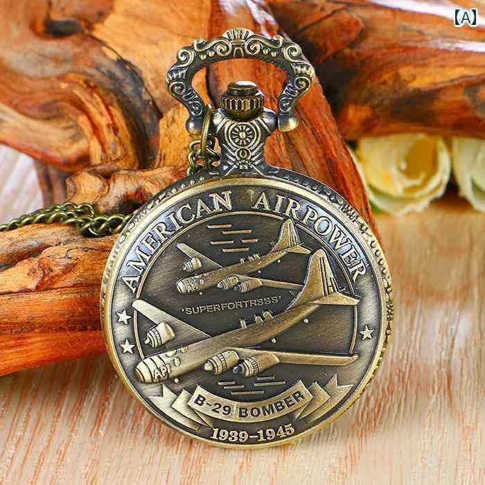 海中時計 時計 オシャレ ヴィンテージ ボン バー ファイター 懐中時計 カジュアル クォーツ 時計 ミリ..