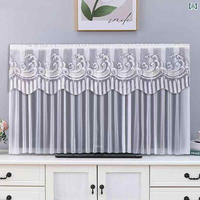 テレビカバー テレビガード オシャレ テレビ カバー年 新型 防塵 カバー 壁掛け 式 デスク トップ セッ..