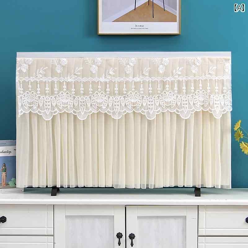 テレビカバー テレビガード オシャレ テレビ カバー ダストカバー 新 ハイエンド ライト 高級 液晶 シリーズ セット 5565インチ 75 壁掛け 布 タオル