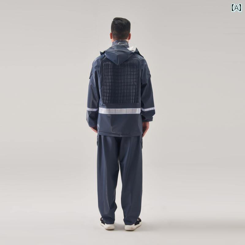 レインウェア レインコート カッパ 新 発明 通気性 レインコート 汗を かかない 暴風 雨 対策 サイクリング 高 輝 度 反射