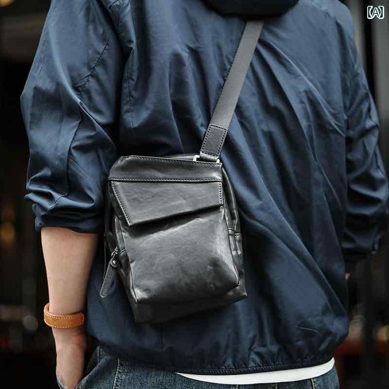 ショルダーバッグ ウエストバック レザーバック Zuoye メンズ 革 ショルダー クロス ボディバッグ 通勤 アウトドア スポーツ バッグ バック パック第 1 層 牛革