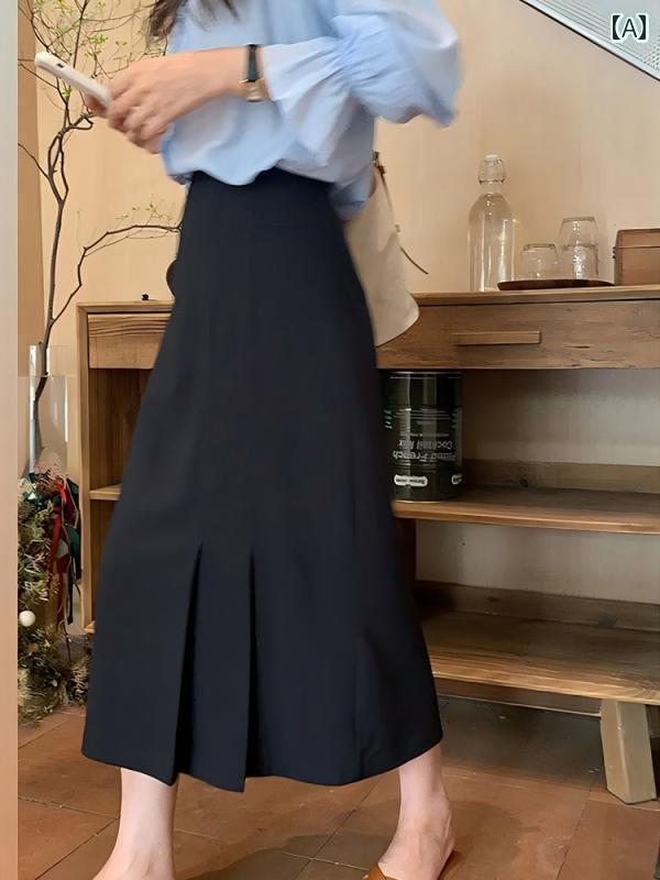 スカート プリーツスカート ショートスカート ハイウエスト プリーツスカート レディース 2025 春夏 スーツ スカート 洋 ナシ型 ボディ 大きいサイズ スリム ミディアム 丈 aライン