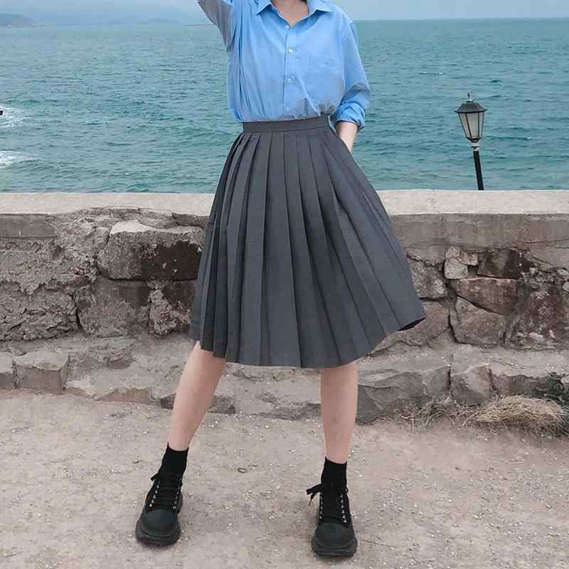 スカート プリーツスカート ショートスカート プリーツ ミディ スカート ワイド スイング 高温 スリミング 膝丈 25 ジッパー aライン しわに なりにくい 春夏