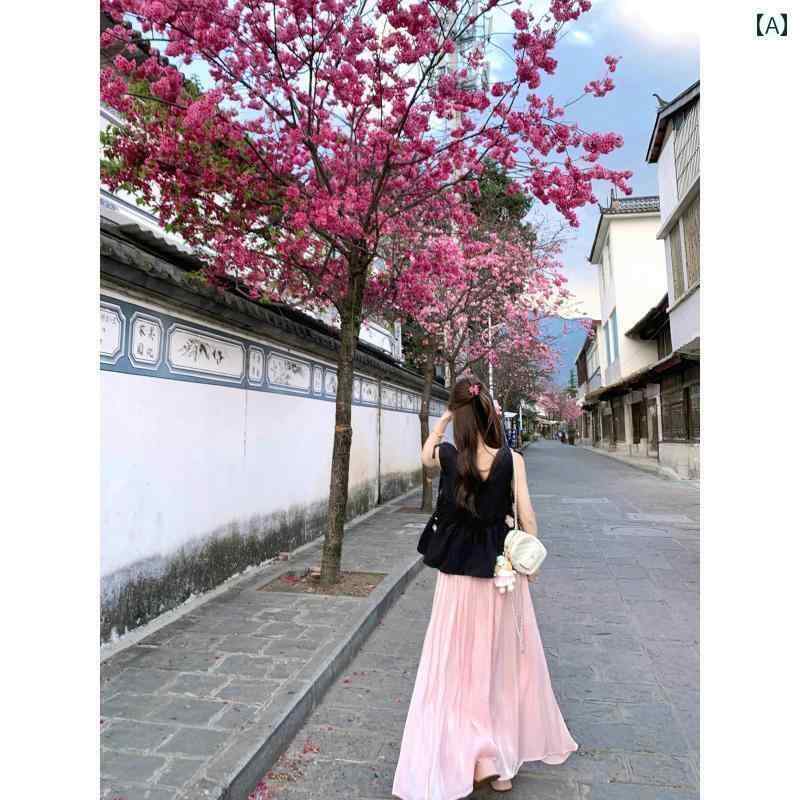 スカート プリーツスカート ショートスカート ホワイトサテン ストリーマー スカート レディース 夏 ハイウエスト ドレープ 大きい スイング プリーツ aライン ロング