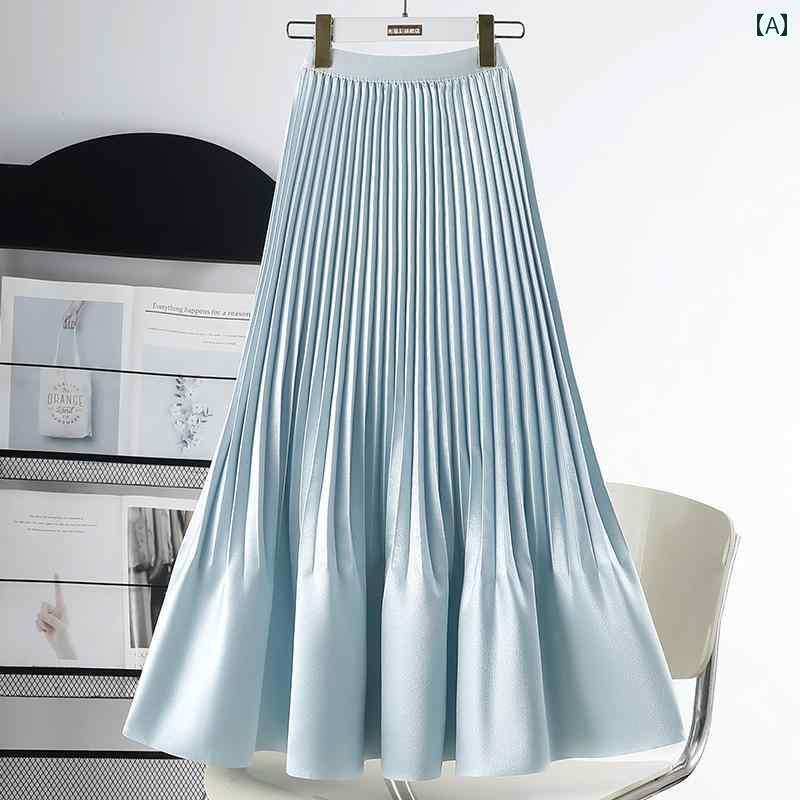 スカーフ プリーツスカート ショートスカート アコーディオン スカート レディース スタイル 春夏 高級..