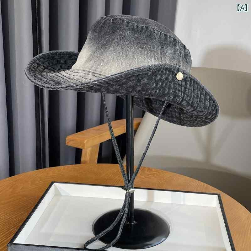 キャップ デニム ウィッシュ 加工 和風 ウォッシュデニム フィッシャーマン ハット レディース 春夏 カ..