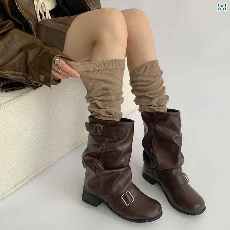 ソックス ワイドレッグウォーマー レディース 夜間 指導 室用 フット ソックス 女性用 夏用 薄手 レッグカバー中 筒 パイルソックス マイ ラード ブーツ ふくらはぎ