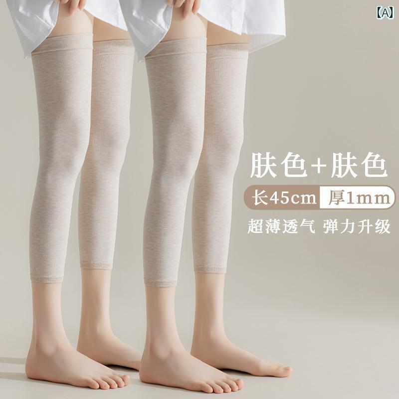 ソックス ワイドレッグウォーマー レディース ふくらはぎ 膝 パッド ソックス アーティファクト ストッキング セット レッグガード オーバーニーソックス ジョイント ウォーマー 妊婦 春秋 スタイル 冬