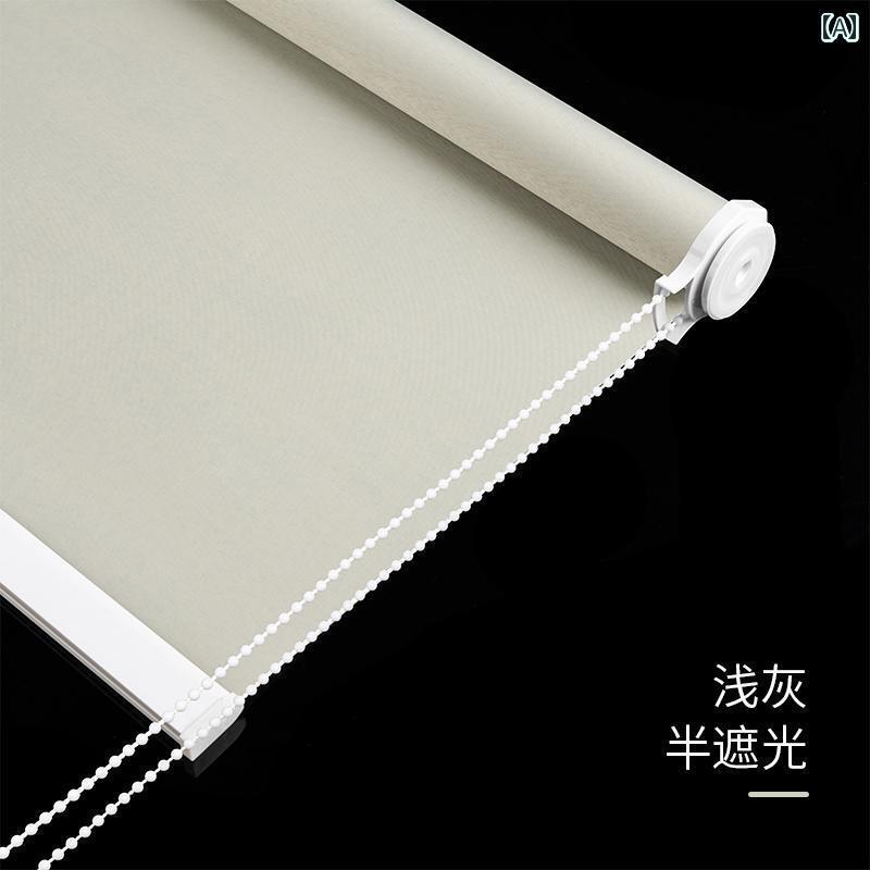 オシャレ インテリア バス ルームと キッチン用の 引き込み 式 サンシェード ローラー ブラインド。 穴あけ 不要。 完全 遮 光 防水 ロール アップ