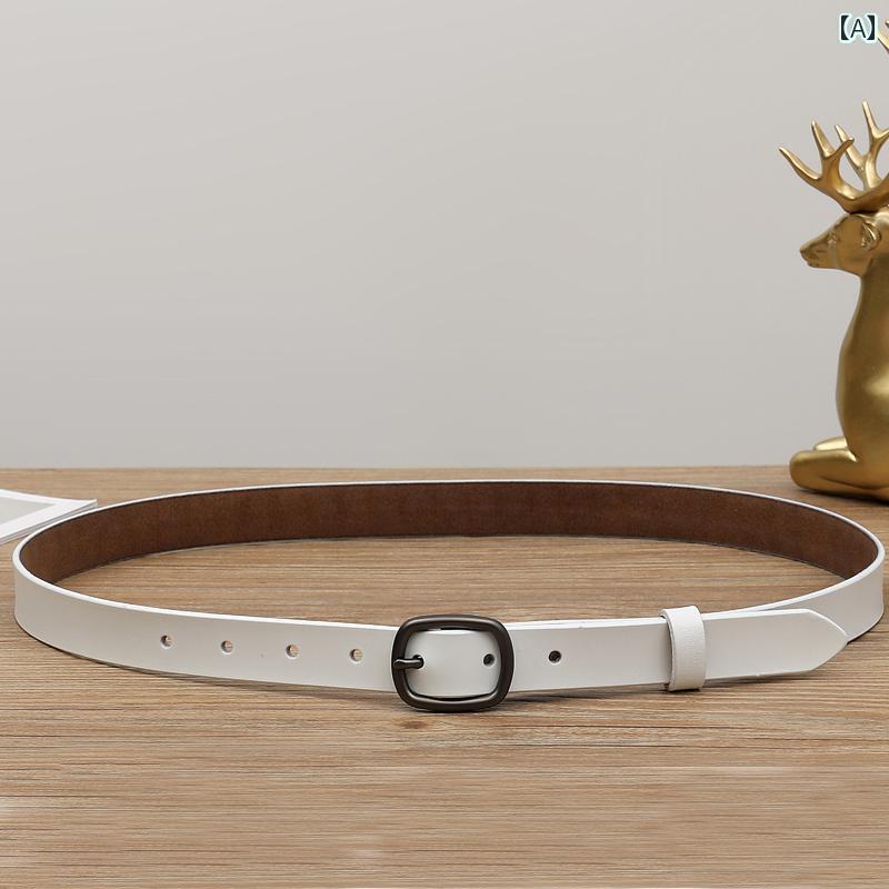 レザーベルト レザー オシャレ レッド シンプル 万能 革 ソフト ベルト レディース ファッション 延長 メンズ 牛革 高級