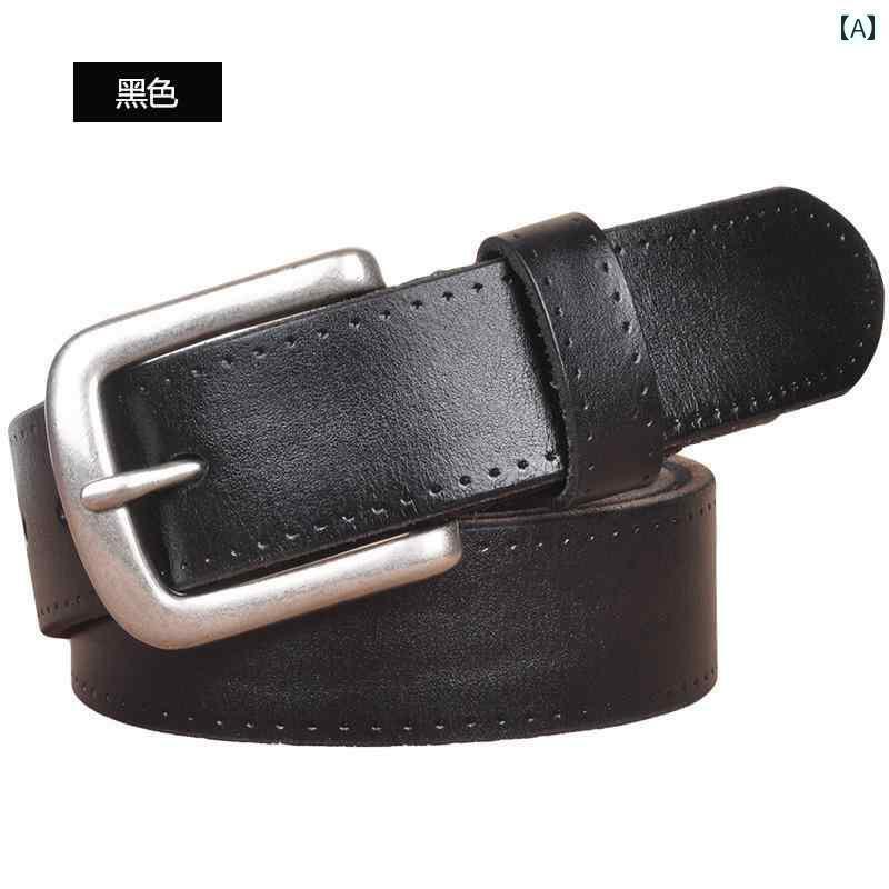 レザーベルト レザー オシャレ ジーンズ ベルト レディース 夏 幅広 ソフトレザー レトロ シンプル 革第一層 牛革 レディースベルト
