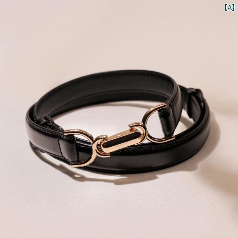 レザーベルト レザー オシャレ シンプルで な 自由に 調整可能 革 レディースベルトは ドレスや ジーンズに 最適です。 レディース ベルトは 細身です。