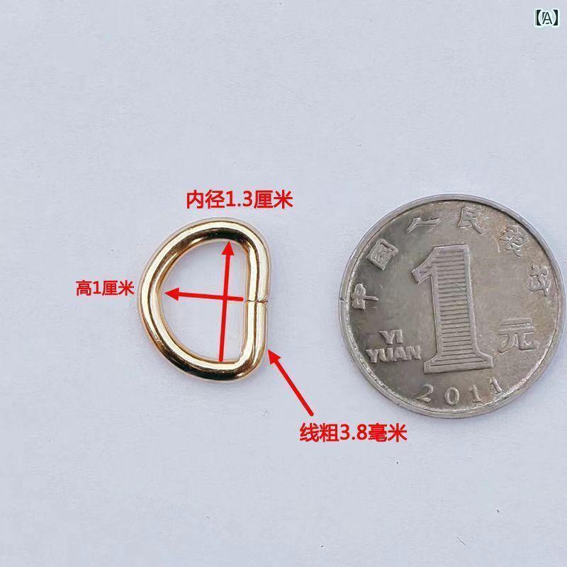ベルト バックル かばん ボタン 厚手 D 字型 バックル 金属 ハードウェア アクセサリー 荷物 バッグ 接続 リング バック パック DIY