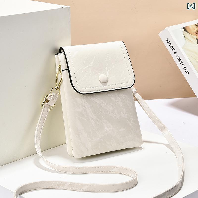 コインケース ミニ財布 ショルダー 2025年 高級 ソフトレザー スマートフォン バッグ クロス ボディ ミニ 夏 散歩 変更 小型