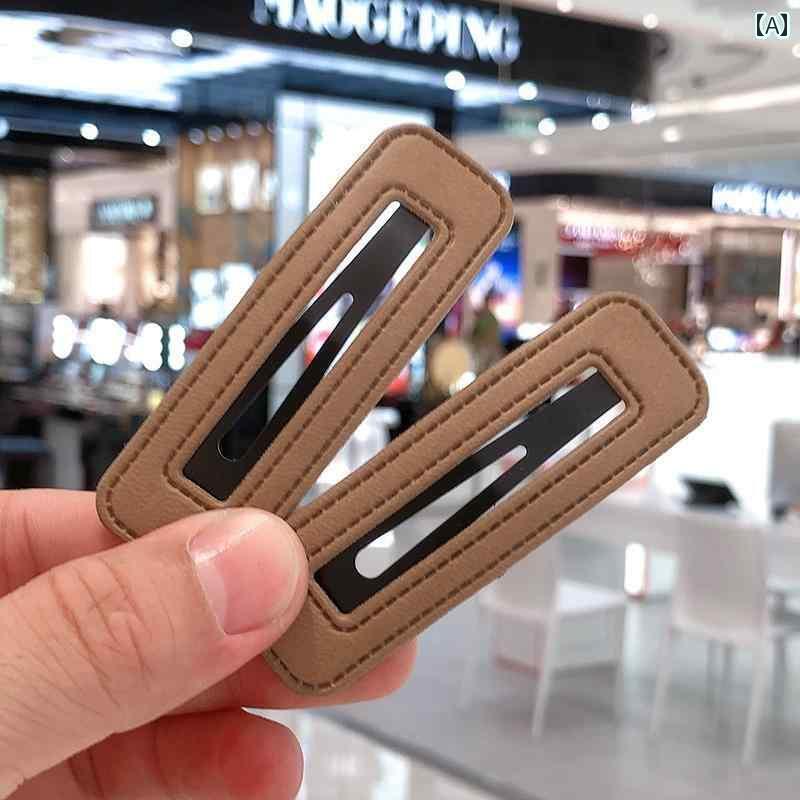 おしゃれ ヘアピン ヘアクリップ ベーシック シンプル ヘア ピン。 大きい BB クリップ 額の カーテン ..