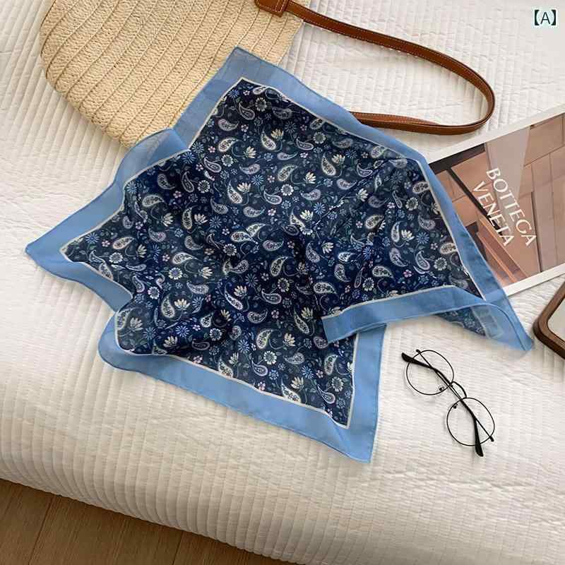 バンダナ おしゃれ ヘアバンド 韓国 ドットの スクエア スカーフ 女性用 夏 2025年新 スタイル 小さい ..