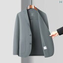 スーツ セットアップ ジャケット ファッション メンズ 冷感 スーツ 軽量 高級 接着 シームレス ハイエンド ビジネス カジュアル ジャケット 春と 夏