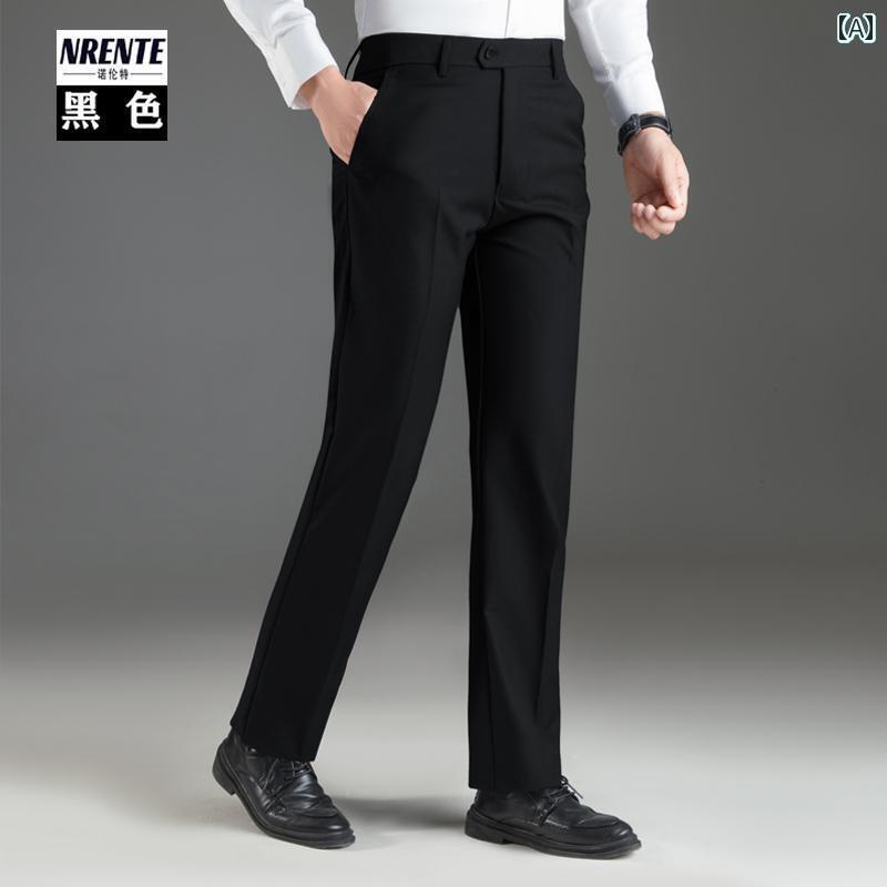スーツ セットアップ ジャケット メンズ ブラック スーツ パンツ プロ ビジネス ストレート カジュアル スリム ワーク 夏
