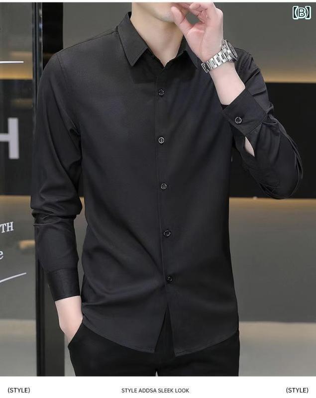 スーツ セットアップ きれいめ ホワイト シャツ メンズ 長袖 春秋 薄手 高級 冷感 ビジネス フォーマルウェアノー アイロン しわ 防止 ワーク スーツ