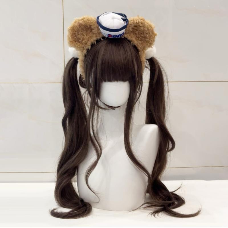 ウィッグ レディース ロング 85cm 蜜茶色 アッシュブラウン 長髪 巻き髪 カール ナチュラル 自然なつけ心地 フルウィッグ かつら おしゃれ かわいい ボリューム感 軽やか 抜け感 ふんわり 小顔効果 垢抜け 大人かわいい イメージチェンジ 自然な質