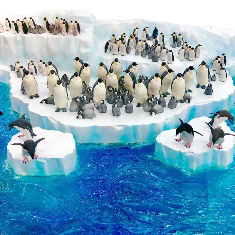 動物フィギュア フィギュア 模型 おもちゃ 玩具 リアル 仿真 ジオラマ 雑貨 インテリア 置物 オブジェ 置き物 飾り物 贈り物 プレゼント シロクマ ペンギン ホッキョクギツネ イッカク 海洋生物 北極 生き物 セット 詰め合わせ リアルフィギュア
