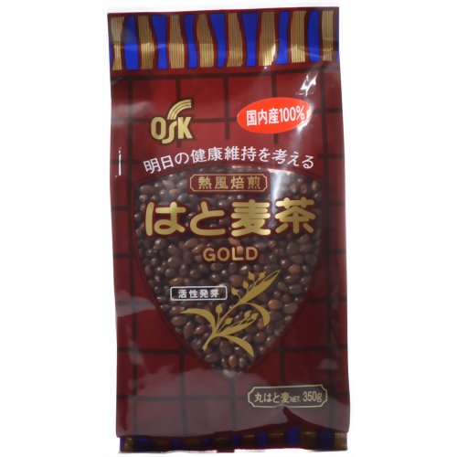 【商品説明】 ●「OSK 丸はと麦茶 350g」は、こく・香りのよいはと麦茶です。はと麦を水につけ発芽の直前(活性はと麦という)に取り出し熱風焙煎で焙り上げています。毎日の美容・健康をサポートします。 【ご注意】 ●本商品は、そば・小麦を加工している工場で製造しております。 ●万一体質に合わない場合は飲用をお控えください。 ●熱湯をご使用の際は十分ご注意ください。 ●開封後は、商品の劣化や異物、虫の混入を防ぐために、開封口を閉めるか茶缶等に入れて保存し、お早めにお召し上がりください。 商品情報 名称 OSK はと麦茶 350g 内容量 350g 保存方法 直射日光や高温多湿の場所を避けて保存してください。 賞味期限等の表記について 「西暦年/月/日」の順番でパッケージに記載 原材料 はと麦 原産国 日本 栄養成分表(お茶一杯100mlあたり) お茶1杯100mlあたり：エネルギー 0.24kcal、たんぱく質 0g、脂質 0g、炭水化物 0.06g、ナトリウム 0.18mg 原料30gをを沸騰水1Lで10分間抽出した場合：無水カフェイン 0、タンニン 0 製造（販売）者 製造者 (株)小谷穀粉 高知県高知市高須1丁目14番8号 お問い合わせは (株)小谷穀粉 お客様相談室まで 電話088(883)3807 受付：土、日、祝日を除く平日9：00-17：00 JANコード 4901027623400 【返品・交換についてのご案内】 ※発送後の商品返品、交換は出来ませんので、注文時の仕様、色等のご確認をお願いいたします。 ※当店のページ、写真、メールマガジン等の記載及び説明間違い等の理由での返品はお受付できませんのでご了承下さい。 （写真はイメージとなります）【長期不在・受取辞退（拒否）について】長期不在や急なお出かけで長期間お留守にされる場合、または受取辞退（拒否）についてご注意ください。くわしくはこちらをご覧ください。