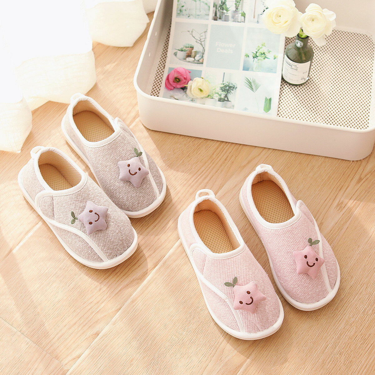 綿麻布 室内 ルームシューズ スリッパ レディース マタニティ 春夏 春秋 妊娠中 産後 高齢者 ママ用 かかとつき 軽量 通気性よい 介護シューズ 冷房対策 マジックテープ あったか 履きやすい靴 かわいい 滑り止め プレゼント 出産祝い 出産準備 部屋履き ピンク 楽天海外通販 3