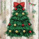 クリスマスツリー 壁掛け ドア 門 タペストリー ウォールデコレーション クリスマス 飾り オーナメント 玄関飾り 窓 置物 装飾 店舗 お部屋の飾り パーティーグッズ 可愛い 北欧 楽天海外通販